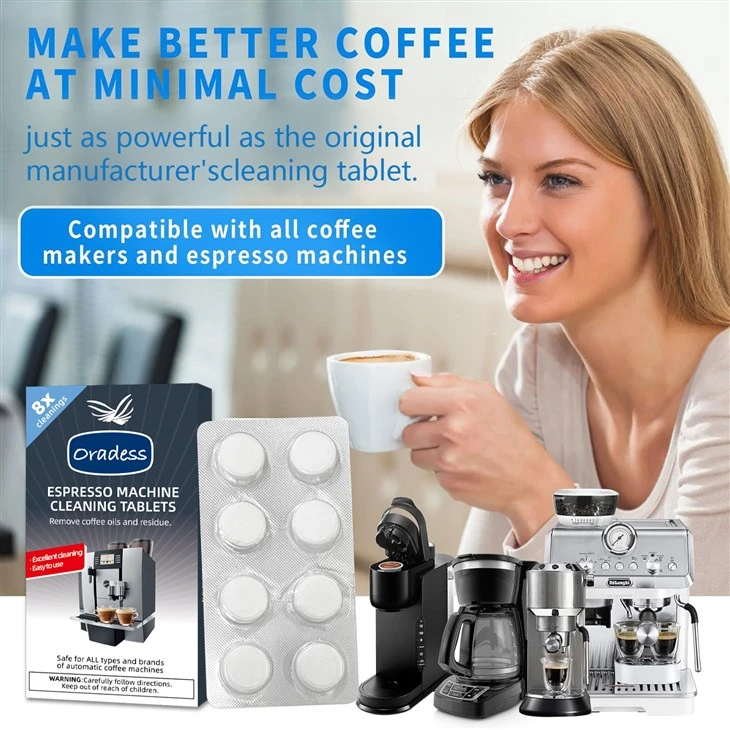 Espresso Coffee Machine Cleaning Tablets
